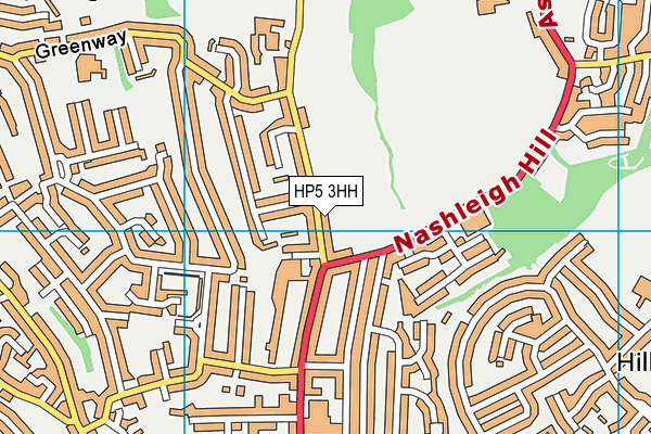 HP5 3HH map - OS VectorMap District (Ordnance Survey)
