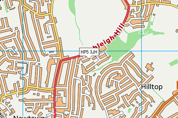 HP5 3JH map - OS VectorMap District (Ordnance Survey)