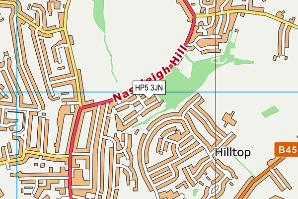 HP5 3JN map - OS VectorMap District (Ordnance Survey)