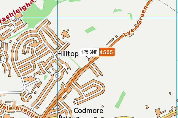 HP5 3NF map - OS VectorMap District (Ordnance Survey)