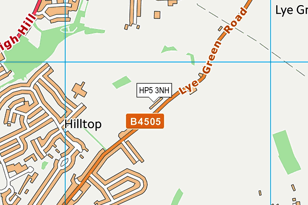 HP5 3NH map - OS VectorMap District (Ordnance Survey)