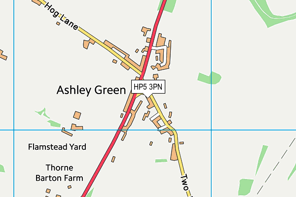 HP5 3PN map - OS VectorMap District (Ordnance Survey)