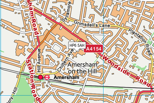 Chilterns Lifestyle Centre map (HP6 5AH) - OS VectorMap District (Ordnance Survey)