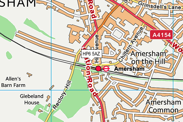 HP6 5AZ map - OS VectorMap District (Ordnance Survey)