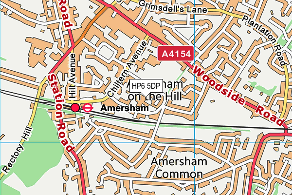 HP6 5DP map - OS VectorMap District (Ordnance Survey)