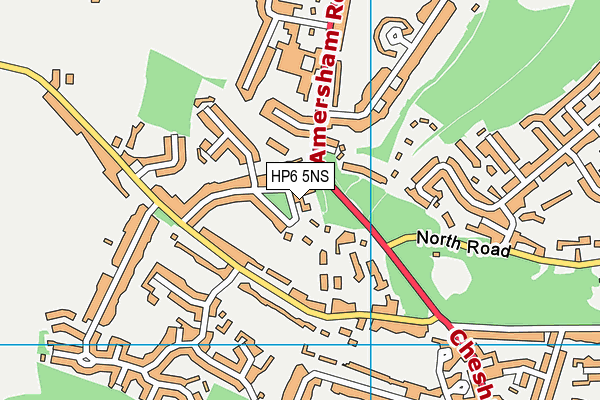 HP6 5NS map - OS VectorMap District (Ordnance Survey)
