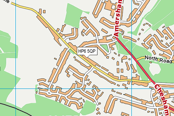 HP6 5QP map - OS VectorMap District (Ordnance Survey)