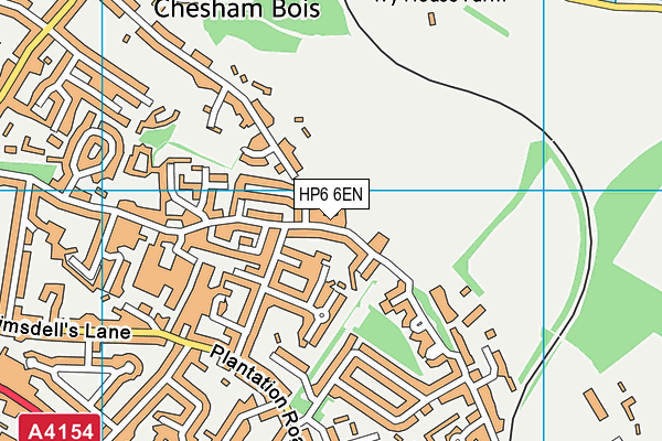 HP6 6EN map - OS VectorMap District (Ordnance Survey)