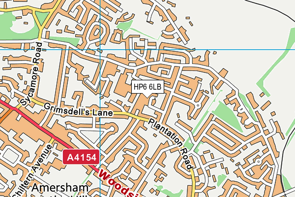 HP6 6LB map - OS VectorMap District (Ordnance Survey)