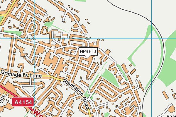HP6 6LJ map - OS VectorMap District (Ordnance Survey)