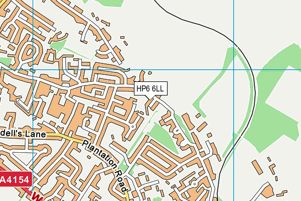 HP6 6LL map - OS VectorMap District (Ordnance Survey)