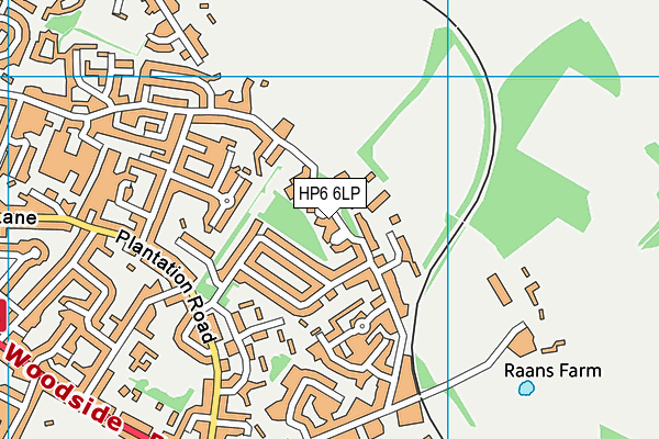 HP6 6LP map - OS VectorMap District (Ordnance Survey)