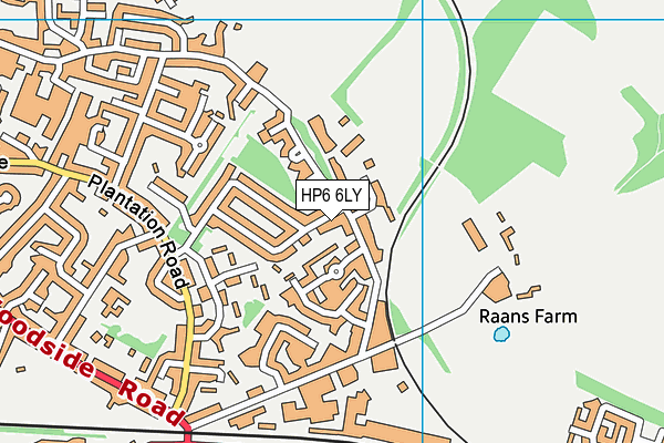 HP6 6LY map - OS VectorMap District (Ordnance Survey)