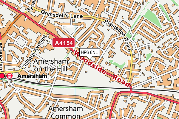 HP6 6NL map - OS VectorMap District (Ordnance Survey)