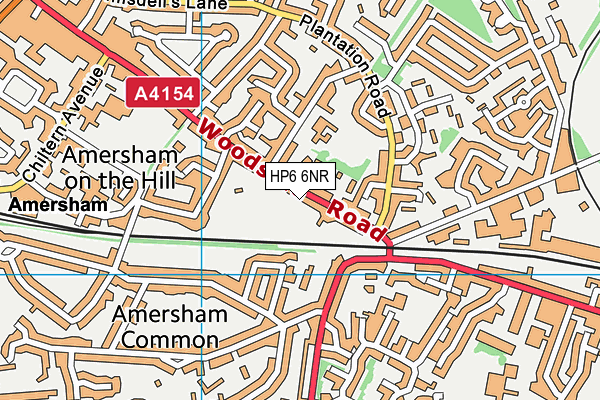 HP6 6NR map - OS VectorMap District (Ordnance Survey)