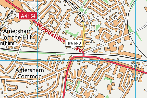 HP6 6NU map - OS VectorMap District (Ordnance Survey)