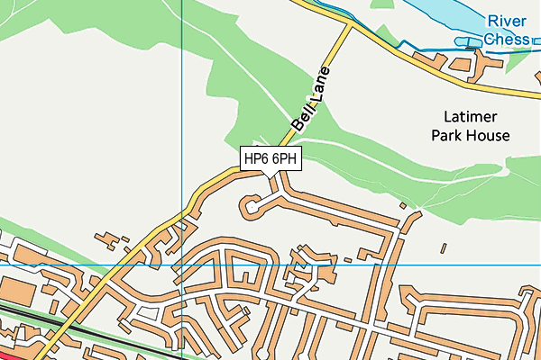 HP6 6PH map - OS VectorMap District (Ordnance Survey)