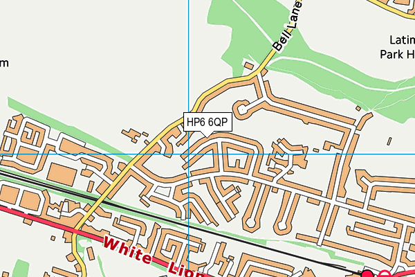 HP6 6QP map - OS VectorMap District (Ordnance Survey)