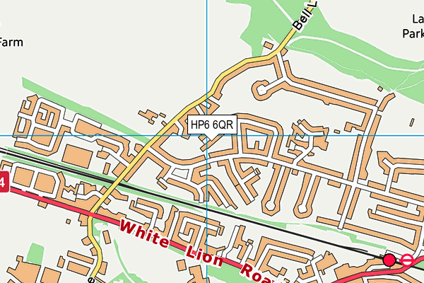 HP6 6QR map - OS VectorMap District (Ordnance Survey)