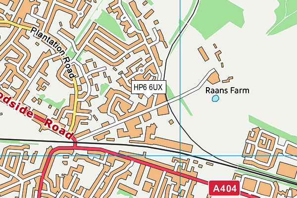 HP6 6UX map - OS VectorMap District (Ordnance Survey)