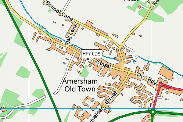 HP7 0DS map - OS VectorMap District (Ordnance Survey)