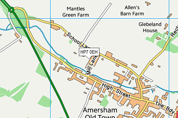 HP7 0EH map - OS VectorMap District (Ordnance Survey)