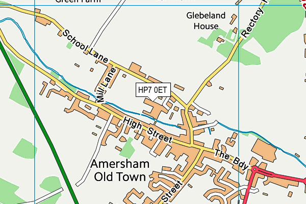 HP7 0ET map - OS VectorMap District (Ordnance Survey)