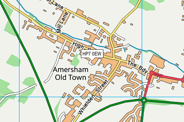 HP7 0EW map - OS VectorMap District (Ordnance Survey)