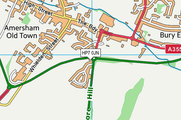 HP7 0JN map - OS VectorMap District (Ordnance Survey)