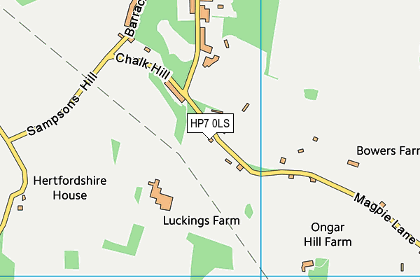 Map of LUCKINGS ESTATE LLP at district scale