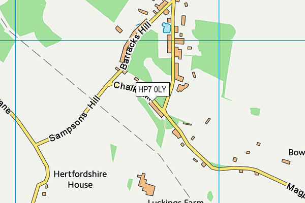 Map of STARKEYS LANE LIMITED at district scale