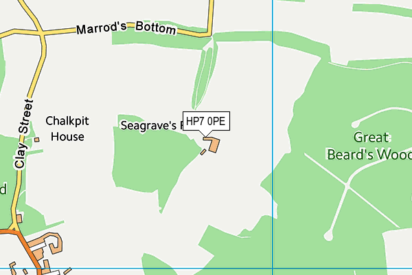 HP7 0PE map - OS VectorMap District (Ordnance Survey)