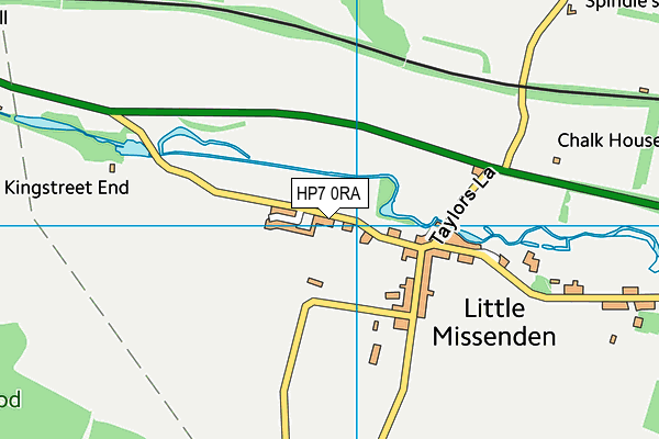 Little Missenden Church of England School map (HP7 0RA) - OS VectorMap District (Ordnance Survey)