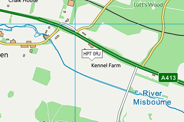 HP7 0RJ map - OS VectorMap District (Ordnance Survey)