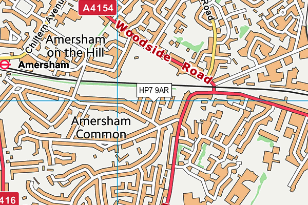 HP7 9AR map - OS VectorMap District (Ordnance Survey)