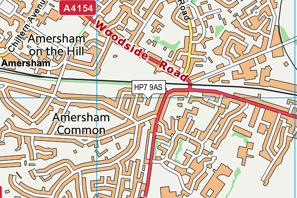 HP7 9AS map - OS VectorMap District (Ordnance Survey)