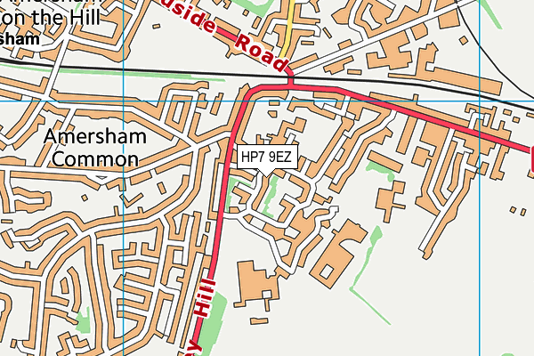 HP7 9EZ map - OS VectorMap District (Ordnance Survey)