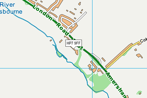 HP7 9FF map - OS VectorMap District (Ordnance Survey)