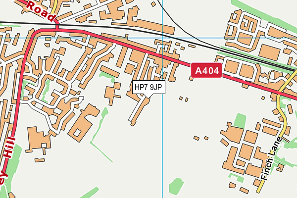 HP7 9JP map - OS VectorMap District (Ordnance Survey)