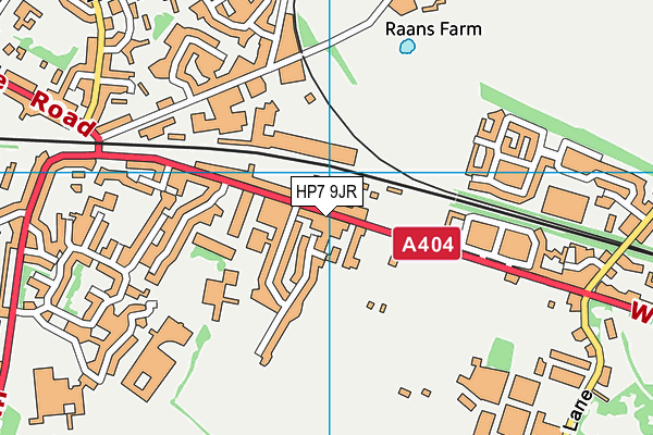 HP7 9JR map - OS VectorMap District (Ordnance Survey)