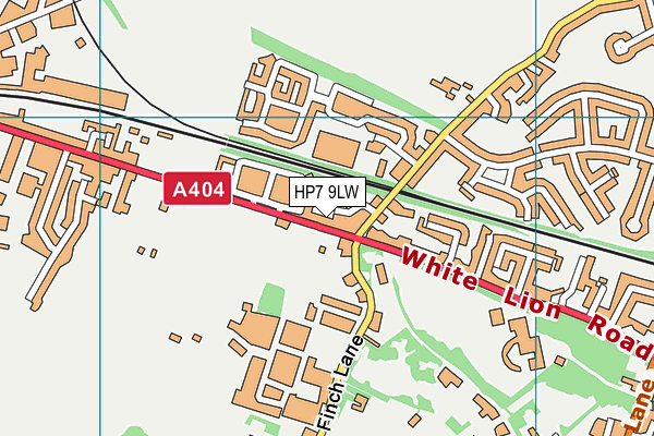 HP7 9LW map - OS VectorMap District (Ordnance Survey)