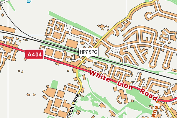 HP7 9PG map - OS VectorMap District (Ordnance Survey)