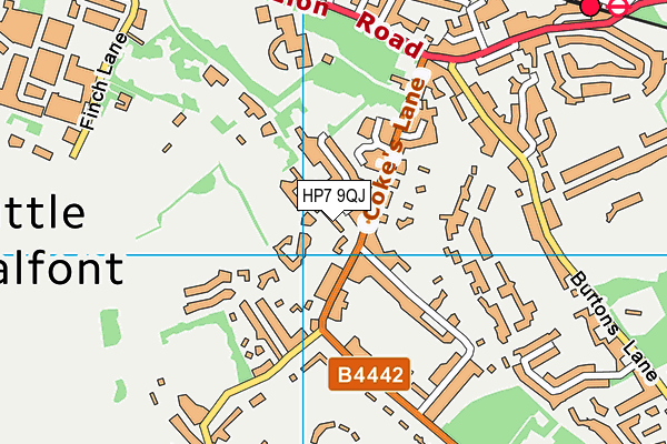 HP7 9QJ map - OS VectorMap District (Ordnance Survey)