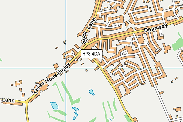HP8 4DA map - OS VectorMap District (Ordnance Survey)