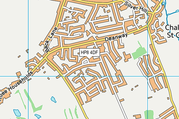 HP8 4DF map - OS VectorMap District (Ordnance Survey)