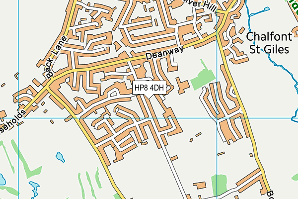 HP8 4DH map - OS VectorMap District (Ordnance Survey)