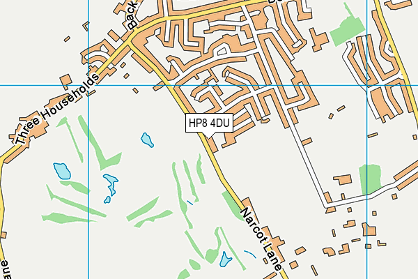 HP8 4DU map - OS VectorMap District (Ordnance Survey)