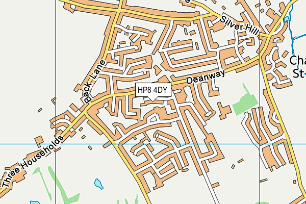 HP8 4DY map - OS VectorMap District (Ordnance Survey)