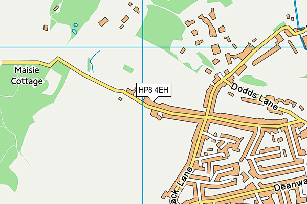 HP8 4EH map - OS VectorMap District (Ordnance Survey)