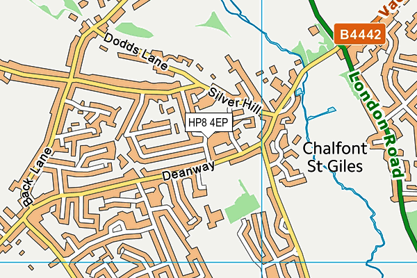 HP8 4EP map - OS VectorMap District (Ordnance Survey)